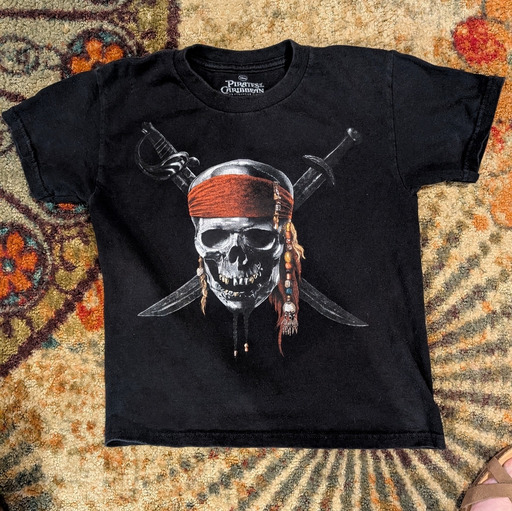 Disney Black Short Sleeve Tee with Graphic Design